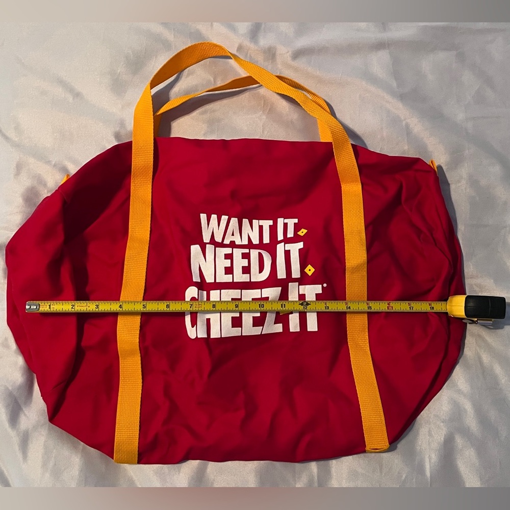 Exclusive Cheez•It Stop Shop Tote / Carrying Bag "Want It, Need It, Cheez•It